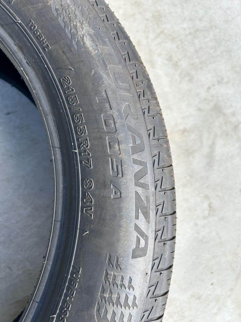ブリヂストンTURANZA T005A 215/55R17 4本