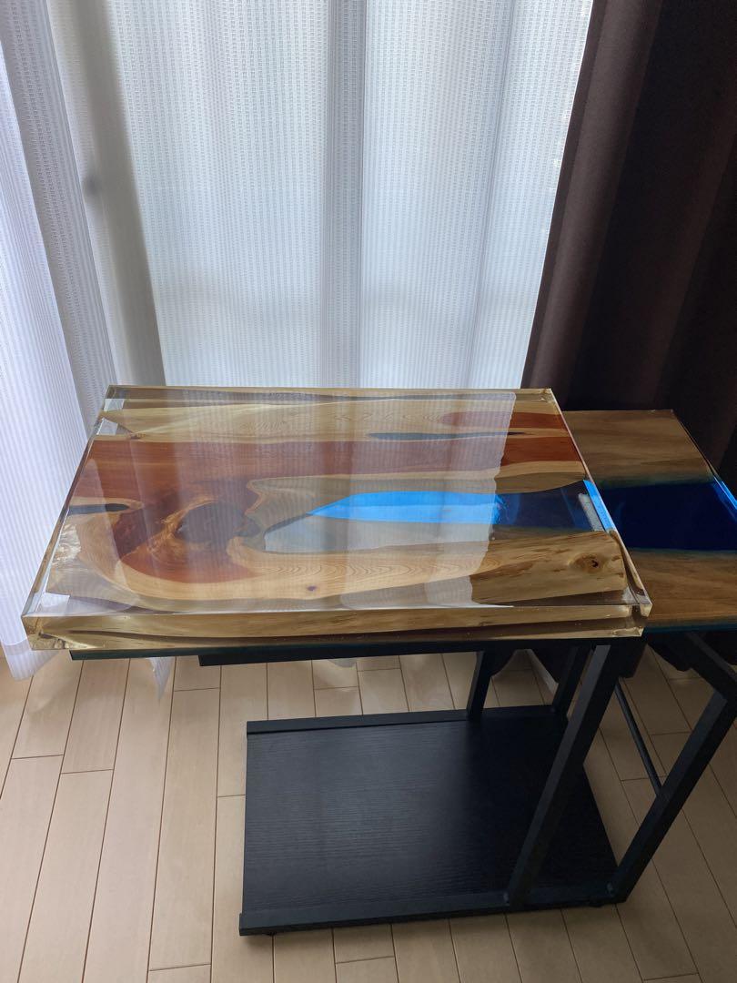 レジンテーブル サイドテーブル 天板のみ ハンドメイド