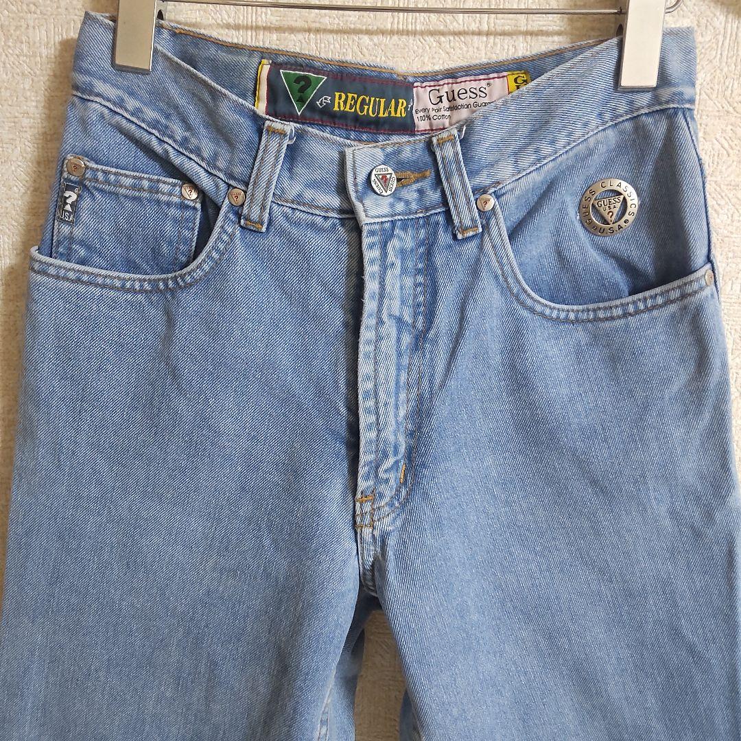 ヴィンテージ 90s ゲス GUESS レギュラー デニム ジーンズ USA製