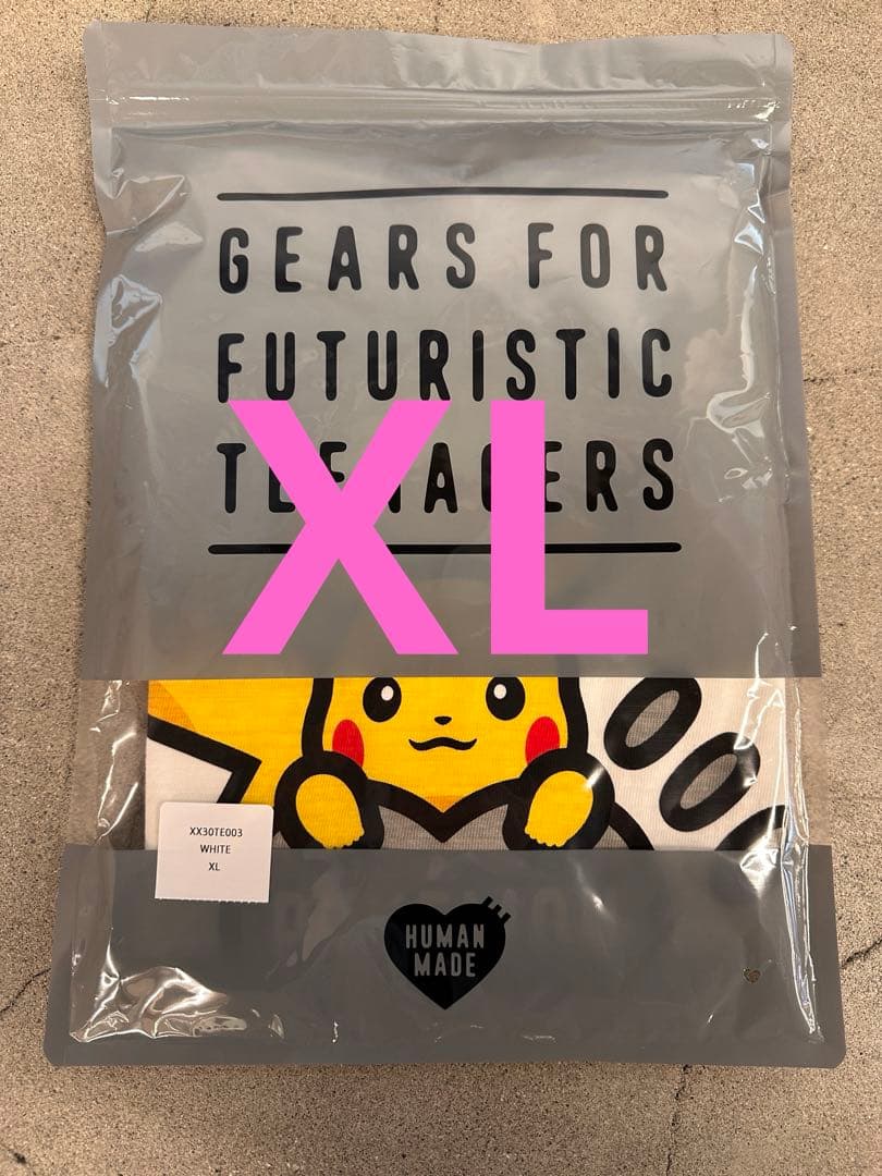 HUMAN MADE × ポケモン コラボTシャ ホワイト XL