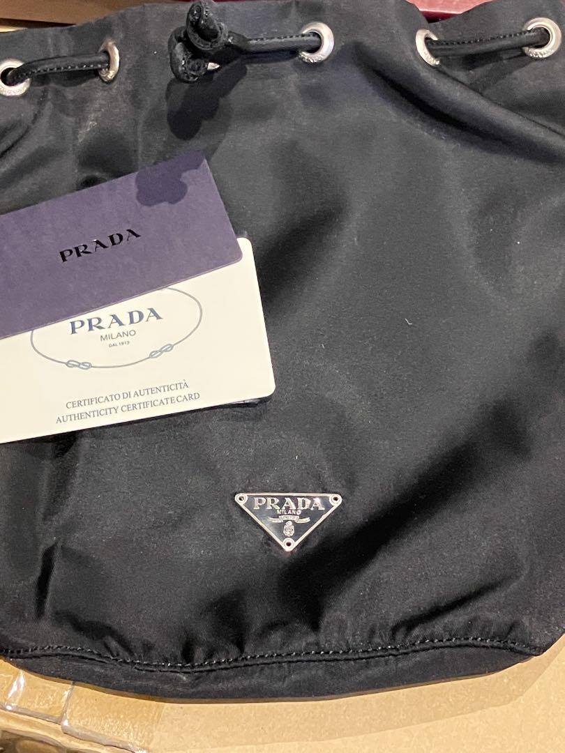 PRADA プラダ 巾着型バッグ ギャランティカードあり - バッグ