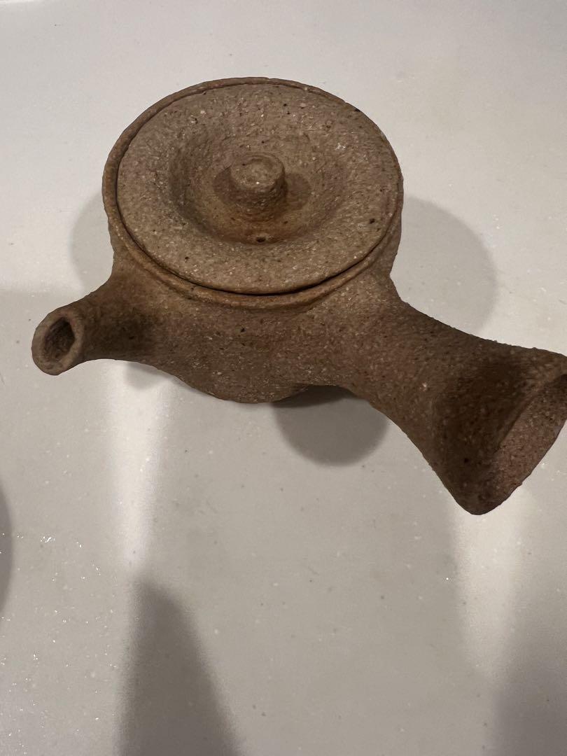 陶器製 茶色 急須