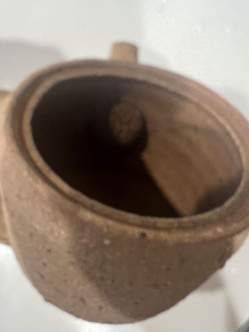 陶器製 茶色 急須