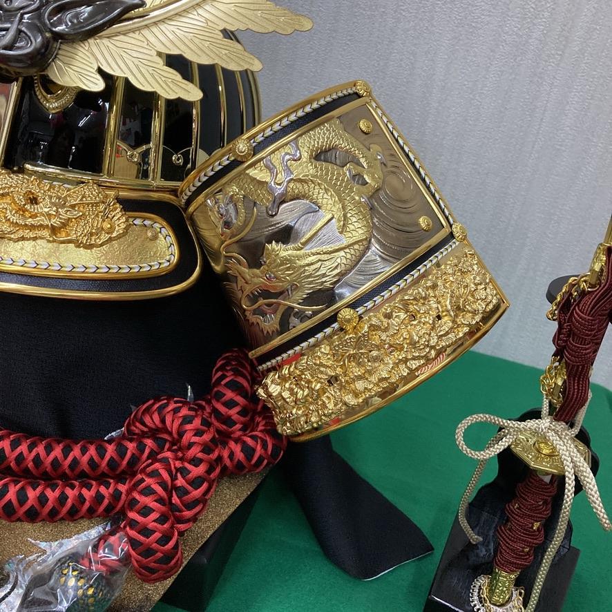 F6 豪華な 徳川 着用兜のみ　兜飾り　被れる兜　五月人形兜
