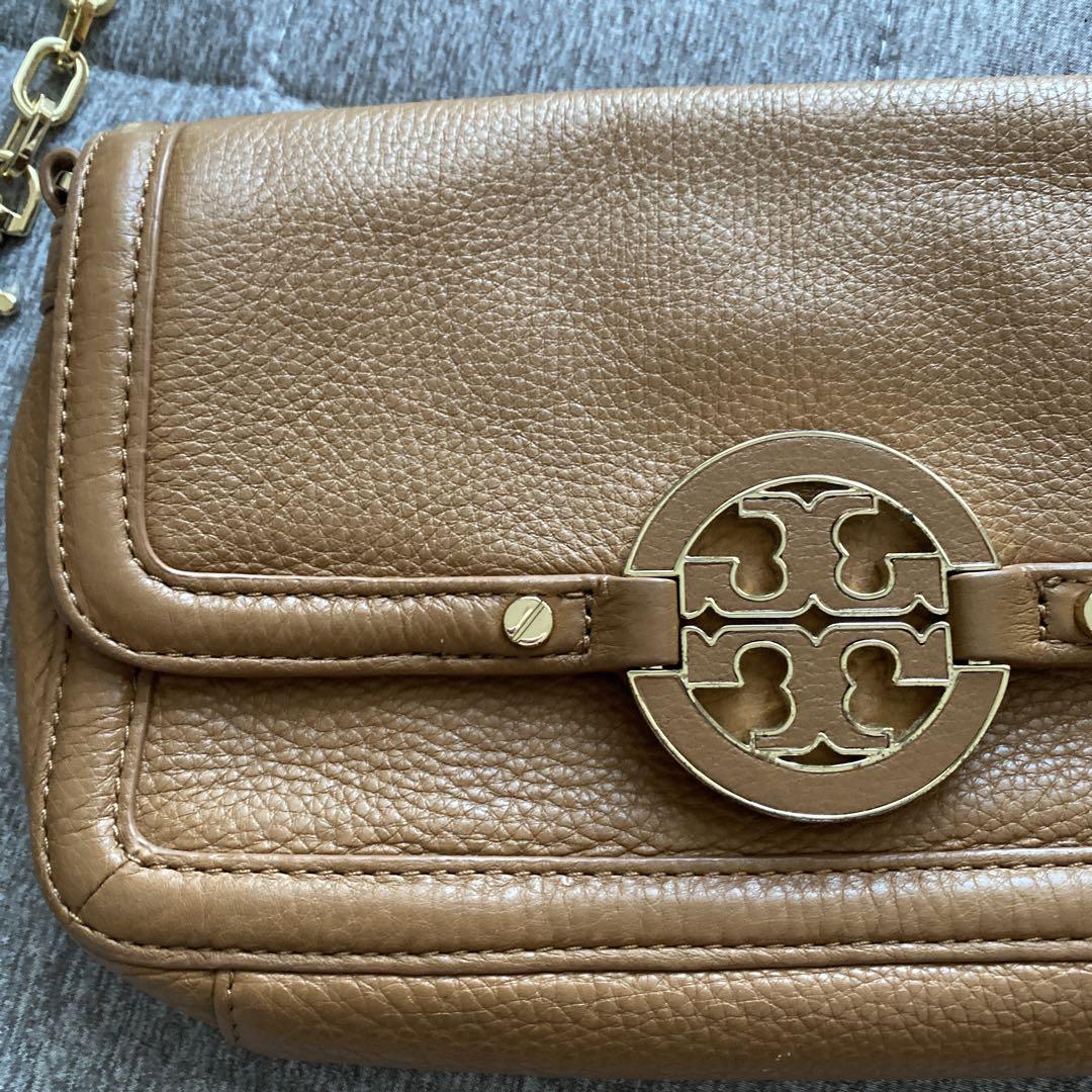 happy＊Tory Burch ブラウン　レザー　ショルダー　バッグ Tory Burch ブラウン レザー ショルダーバッグ