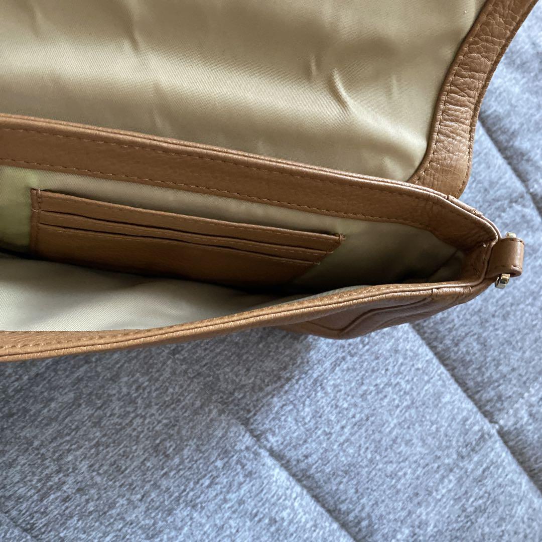 Tory Burch ブラウンレザーバッグ 2024セール TORY BURCH (トリーバーチ) レザーバレル2WAYバッグ