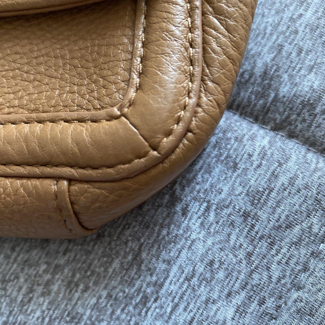 Tory Burch ブラウン レザー ショルダーバッグ - バッグ