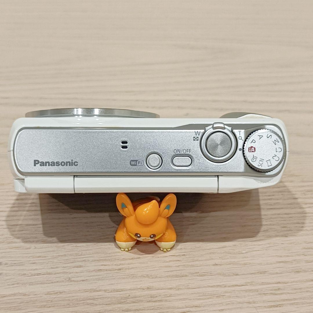 動作確認済 Panasonic DMC-TZ55 デジカメ ホワイト 自撮り