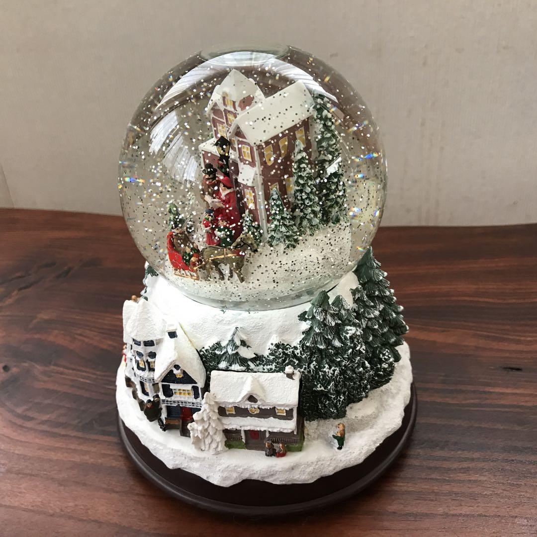 クリスマスメロディ付きスノードーム