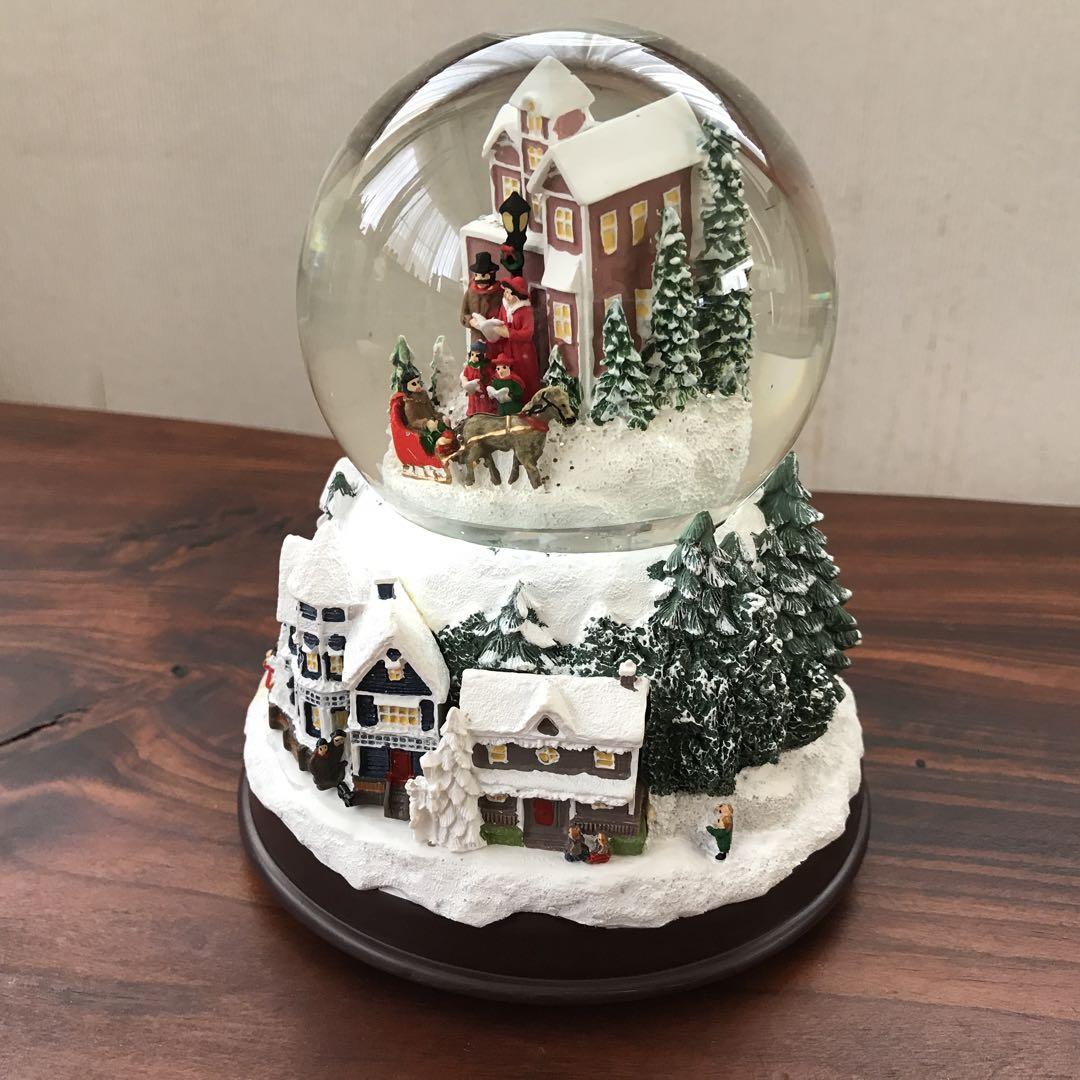 クリスマスメロディ付きスノードーム