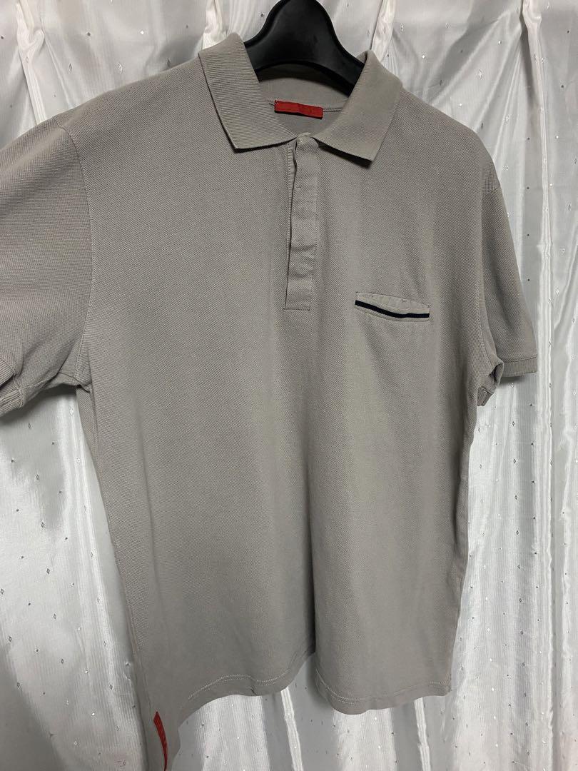 PRADA SPORT 2008 半袖ポロシャツ グレー