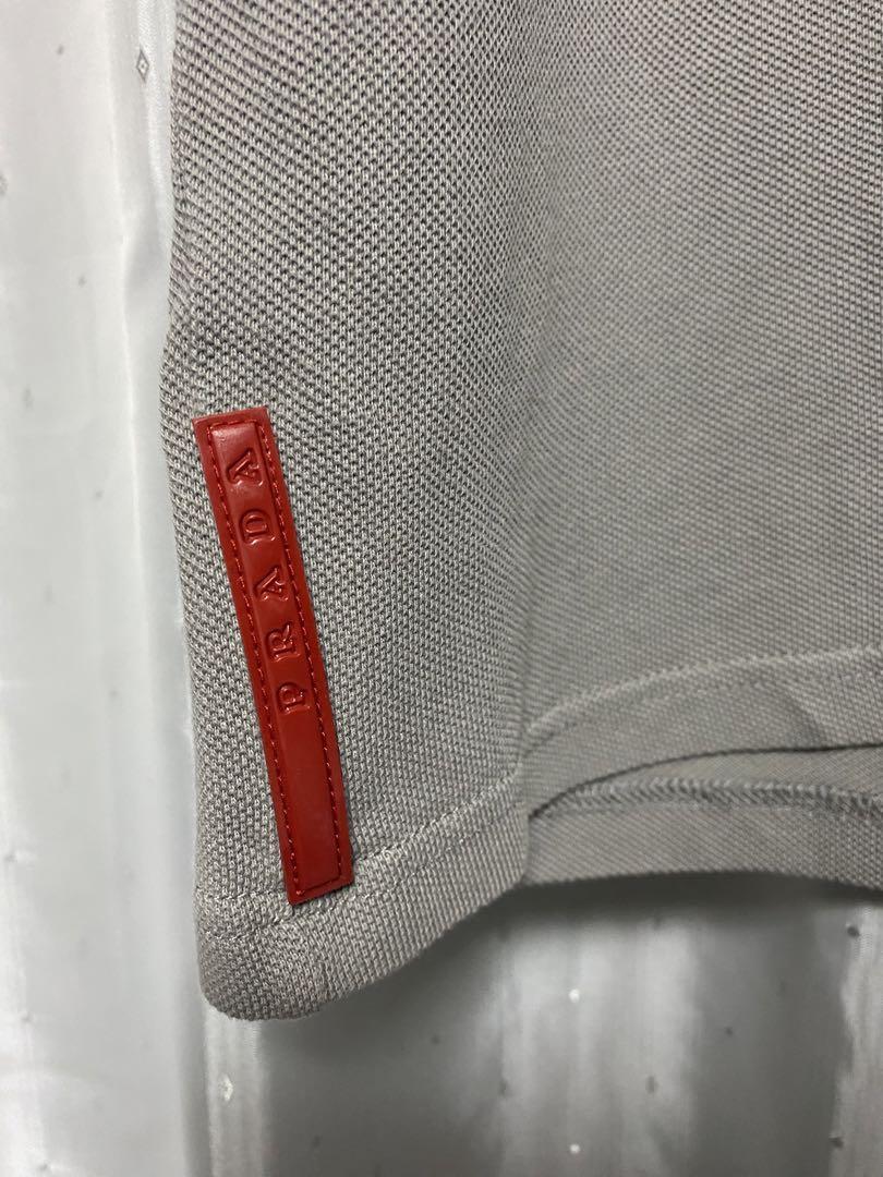 PRADA SPORT 2008 半袖ポロシャツ グレー