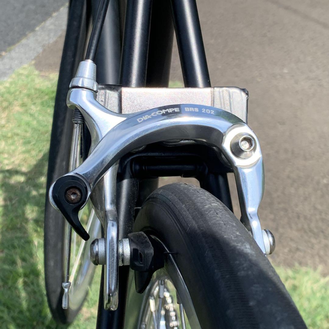 完成車】MAKINO シングルスピード 固定 競輪 ピスト ブラック