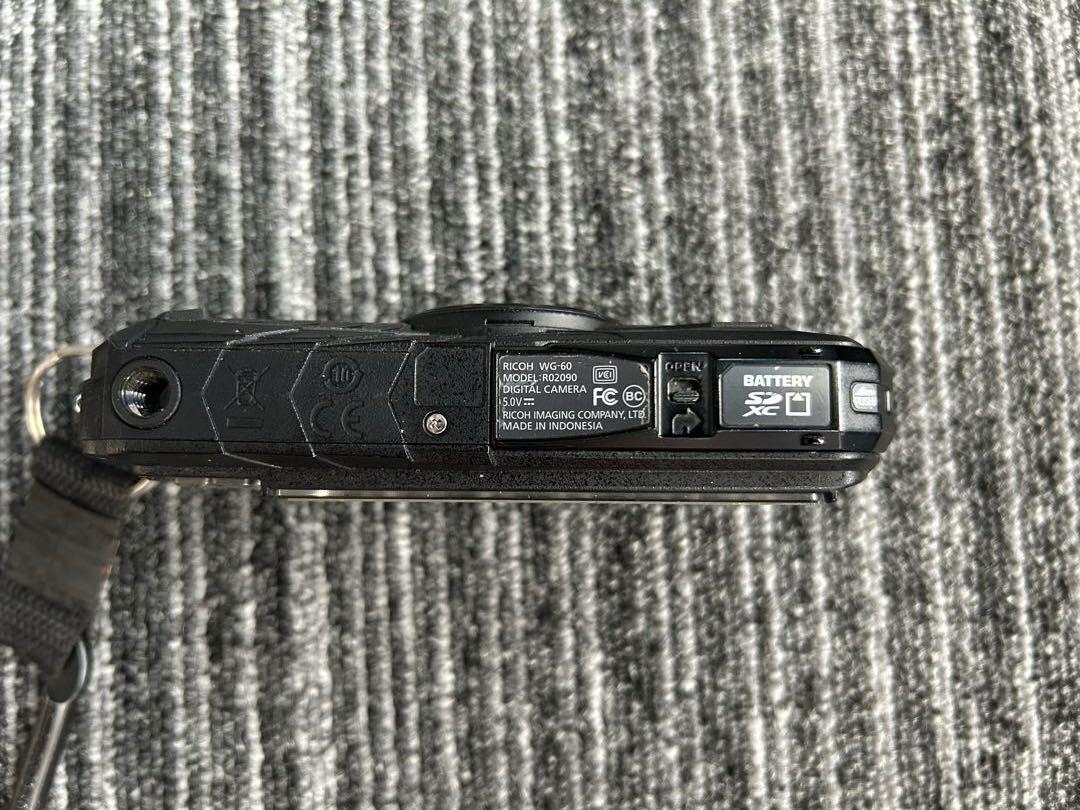 RICOH WG-60ブラック デジタルカメラ