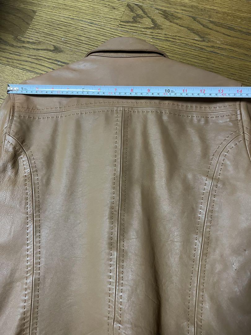 DENIM×TOMORROWLAND ディアスキン レザージャケット セール】 【別注】DENIM×TOMORROWLAND ラムレザー シングル