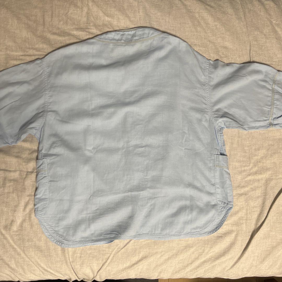 Porter classic ベースボールシャツ ブルー S 画像3