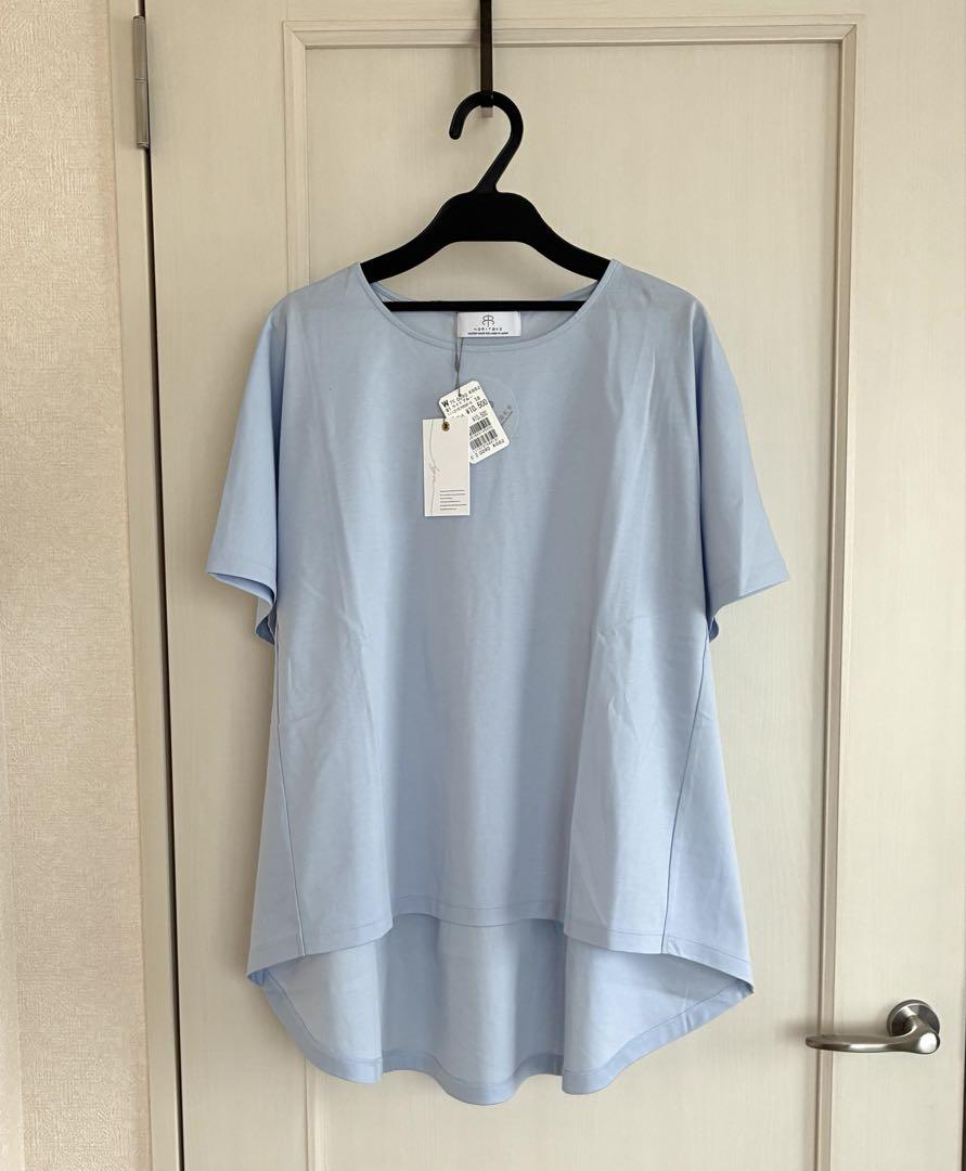 新品　ヤマダヤAga Tシャツ　ライトブルー　水色　定価10500円