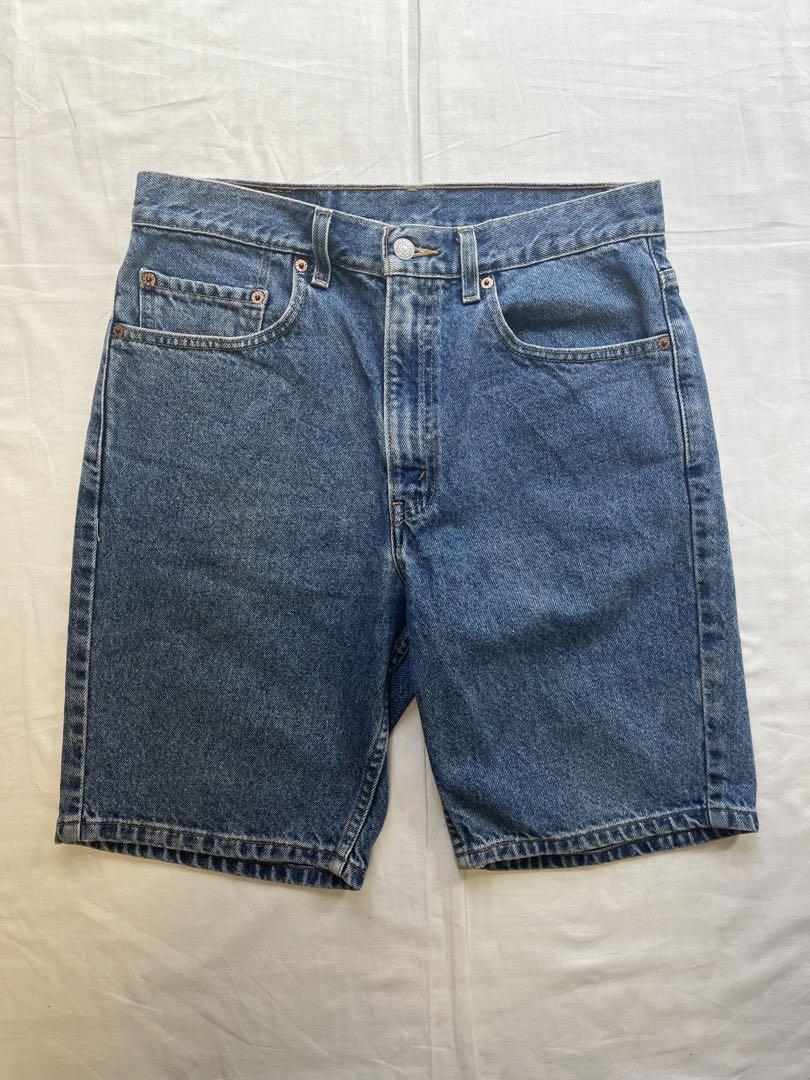 古着 levis 505 デニムショーツ リーバイス オリジナルレングス