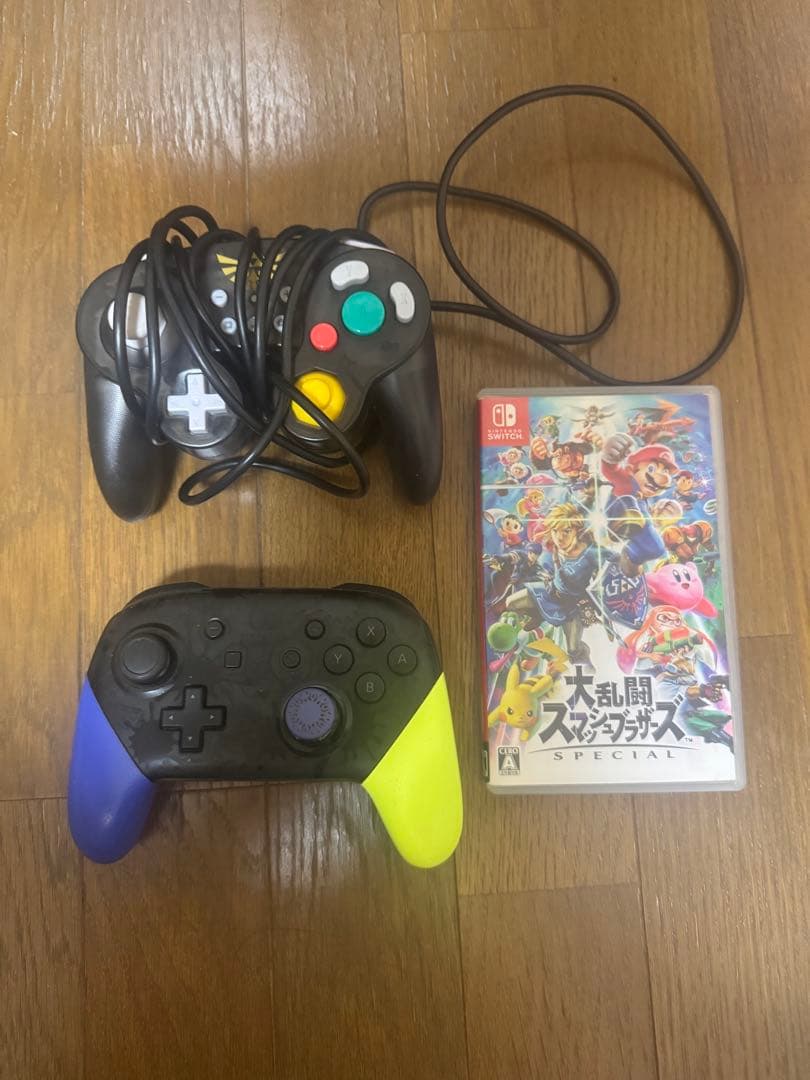 有線コントローラー 大乱闘スマッシュブラザーズ SPECIAL セット目立った傷や汚れなし