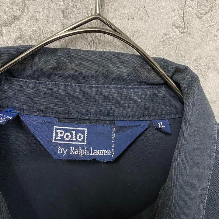 レア【古着】ポロバイラルフローレン スウィングトップ ネイビー メンズ2XL