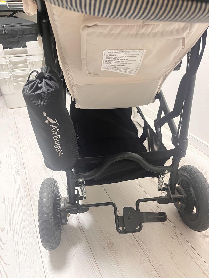 AirBuggy ベビーカー レインカバー・フットマフ•夏用、冬用マット2枚付き