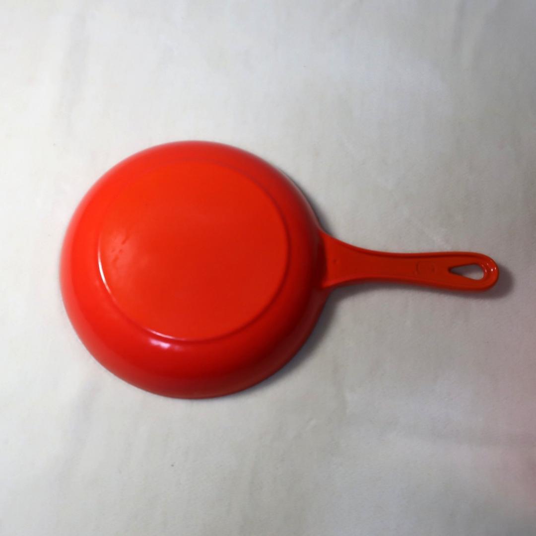 新品未使用　ルクルーゼ　LE CREUSET　 オレンジ片手鍋