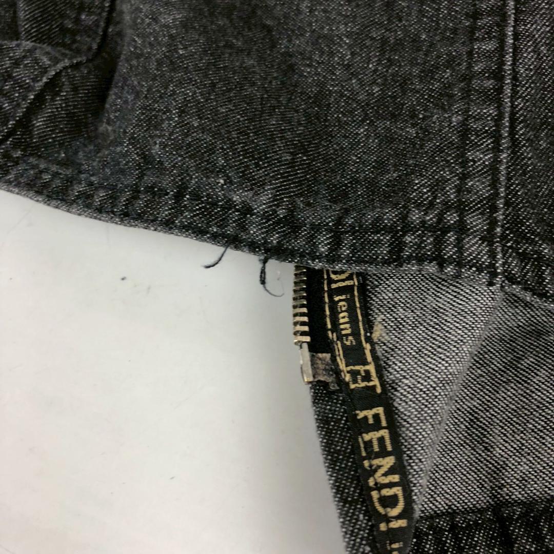 FENDI フェンディ デニム ジャケット ブラック メンズ ブランド