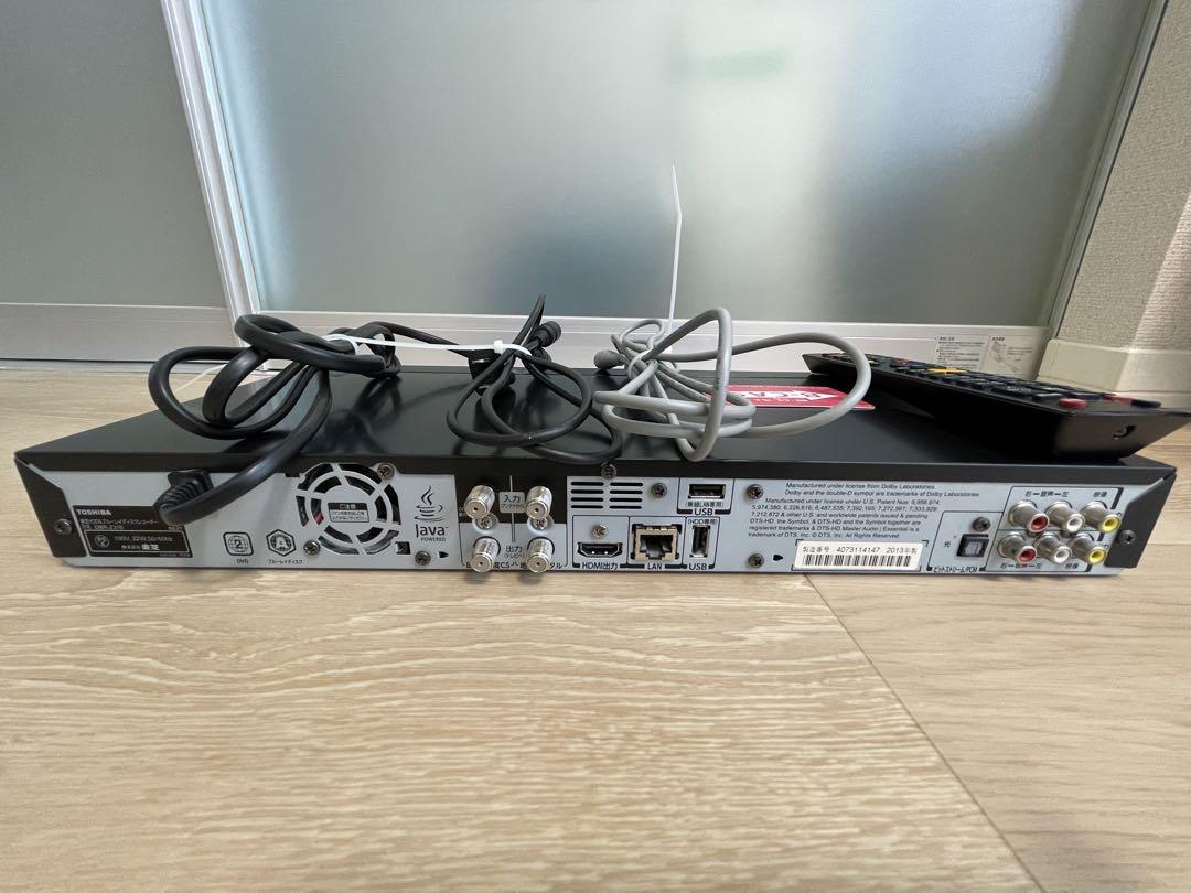 【中古　美品】TOSHIBA REGZA ブルーレイプレーヤー