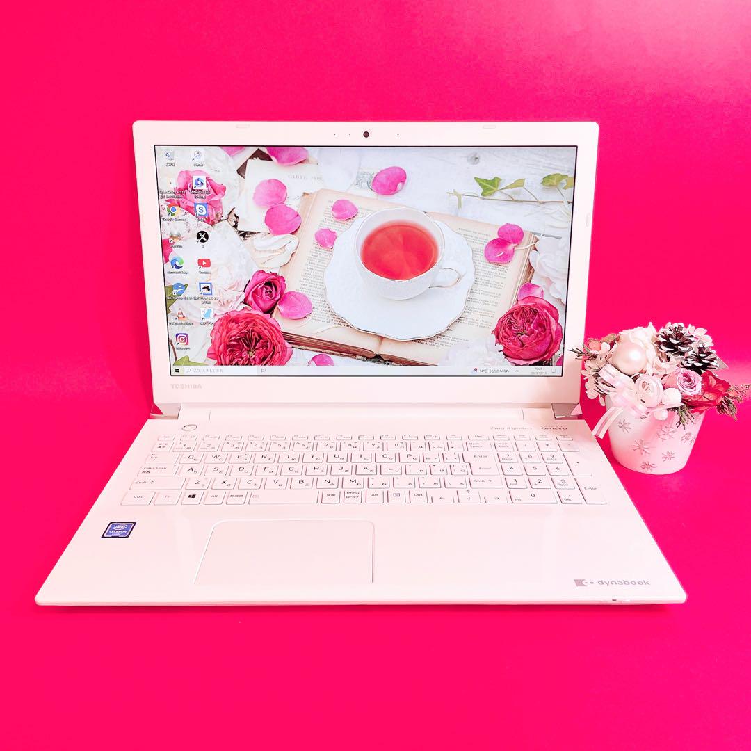 Windows11✨大容量1TB‼️白 薄型 ノートパソコン✨カメラ