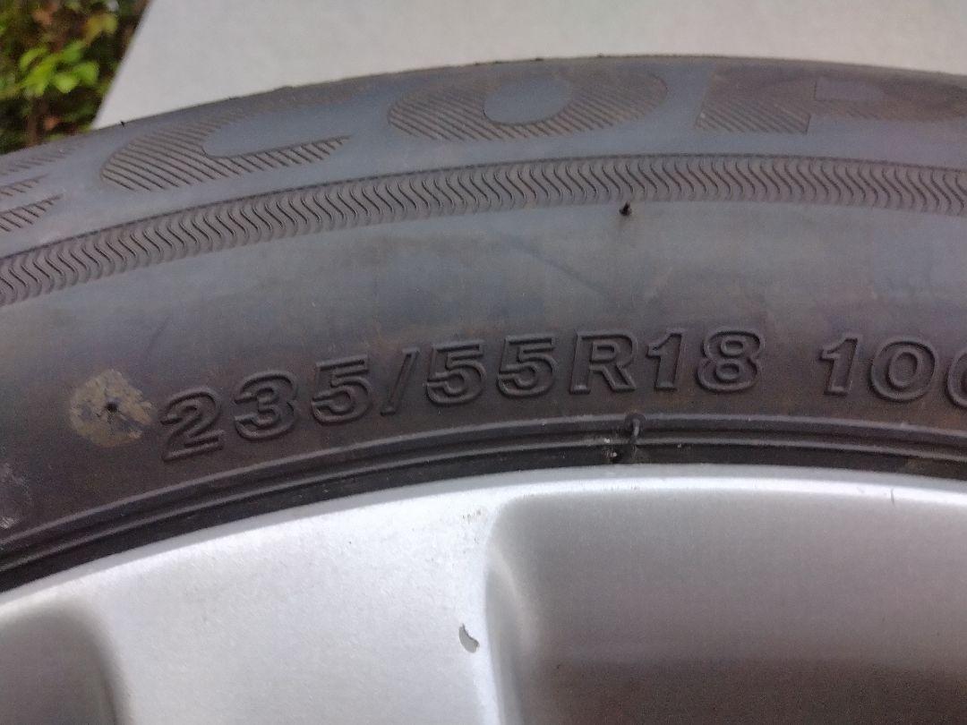 レクサス LS600h 中期純正ホイール 4本セットLS460 バリ溝