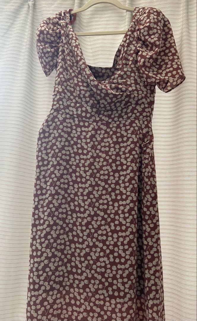 正規品★herlipto Cherry Pattern One-Piece