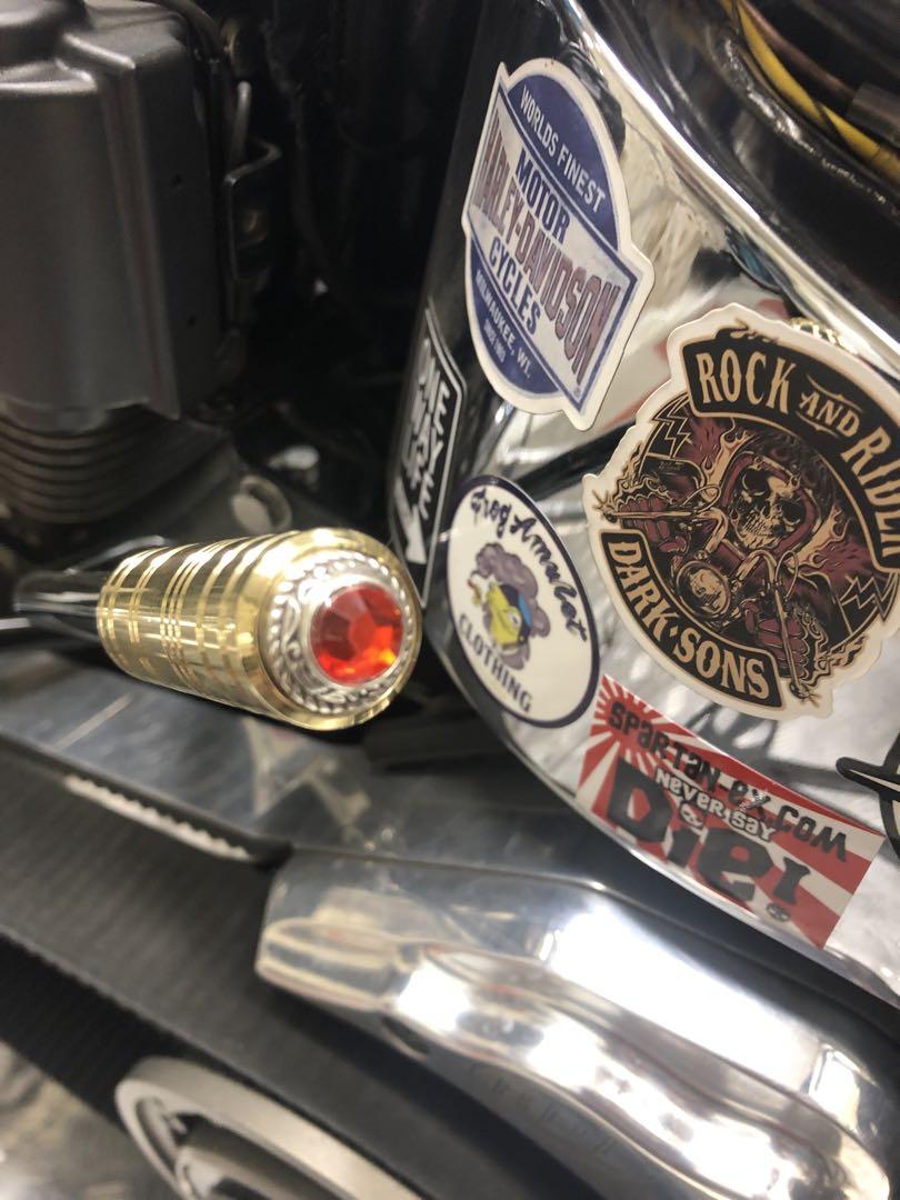 バイク用ナンバーボルトターコイズコンチョジョッキーしシフトノブ バイク用ナンバーボルトターコイズコンチョジョッキーしシフトノブ