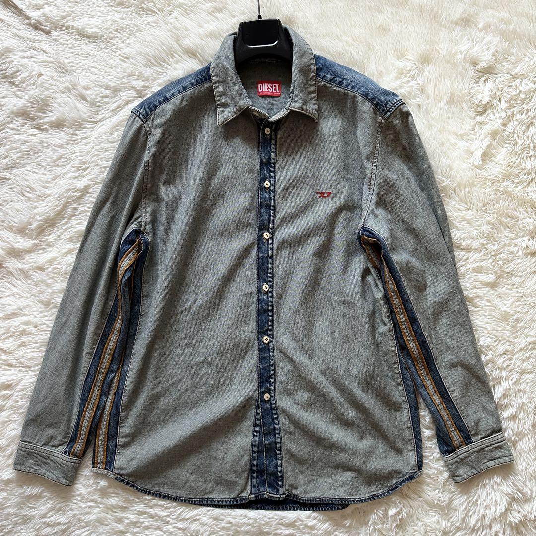 【極美品】DIESEL D-Simply-SP1 デニムシャツ Lサイズ