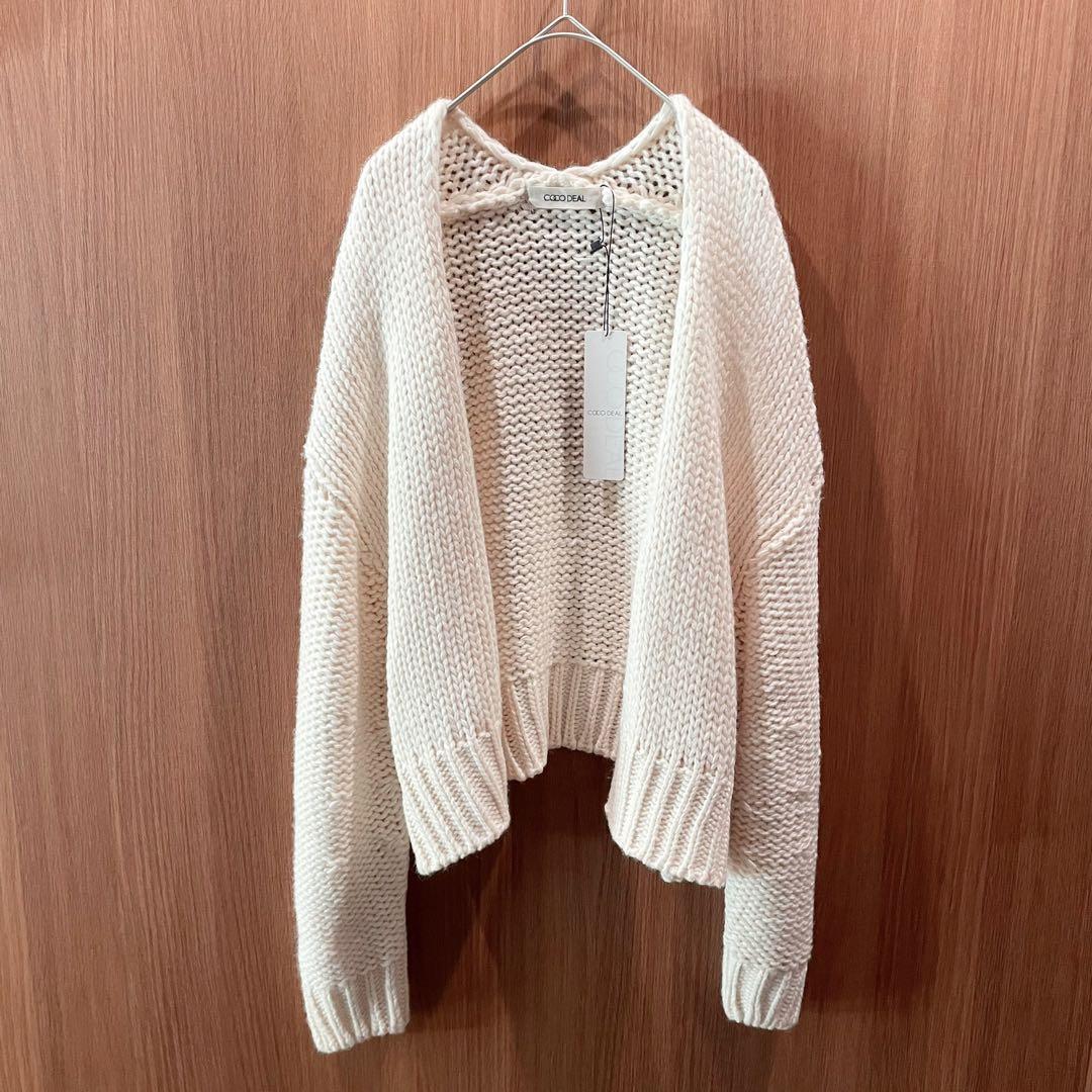 ココディール ローゲージショートニットガウン SIZE COCODEAL