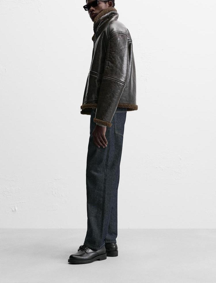 新品★ZARA ダブルフェイス フェイクレザージャケット 新品★ZARA ダブルフェイス フェイクレザージャケット
