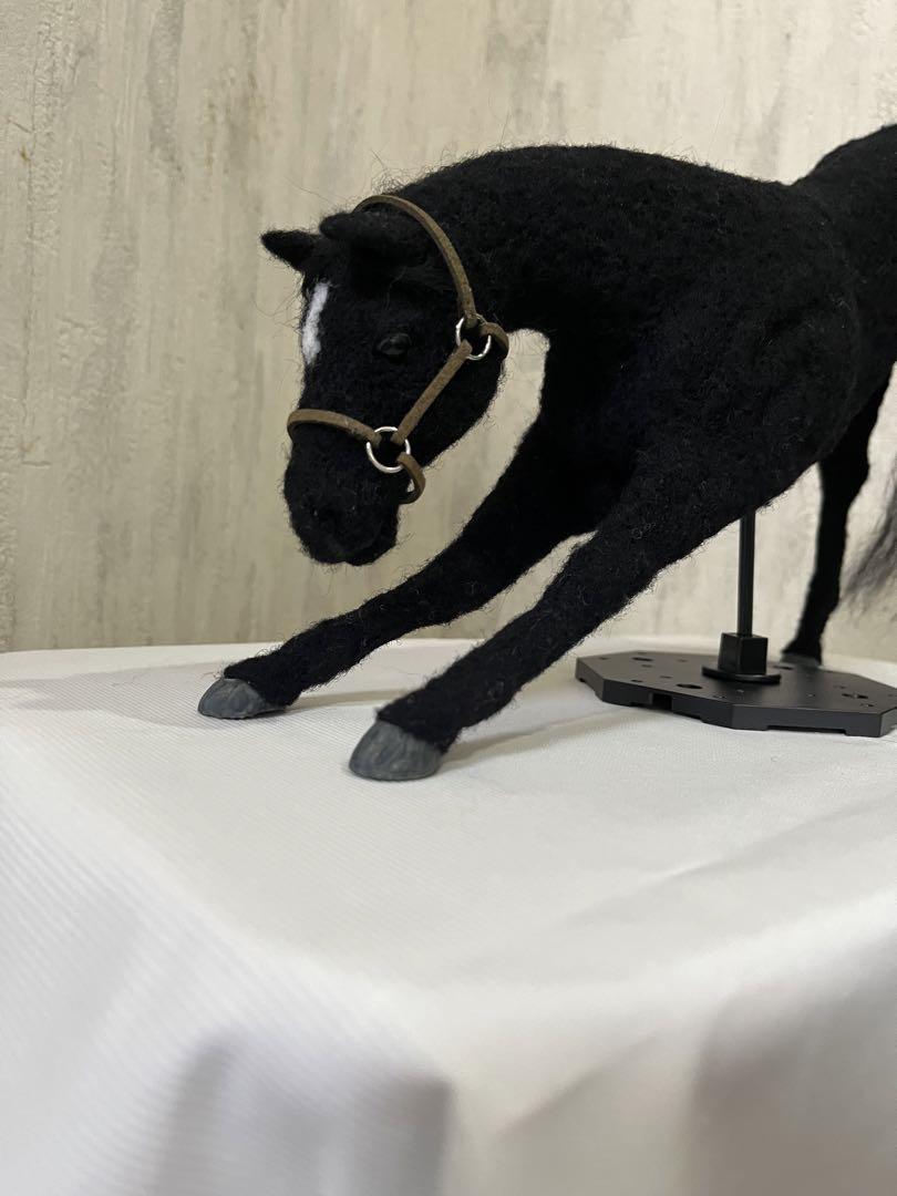 【コントレイルぬいぐるみ】ストレッチコントレイルくん羊毛フェルト馬