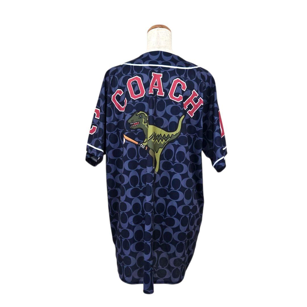 COACH × 西武ライオンズ ユニフォーム L　半袖　ネイビー系