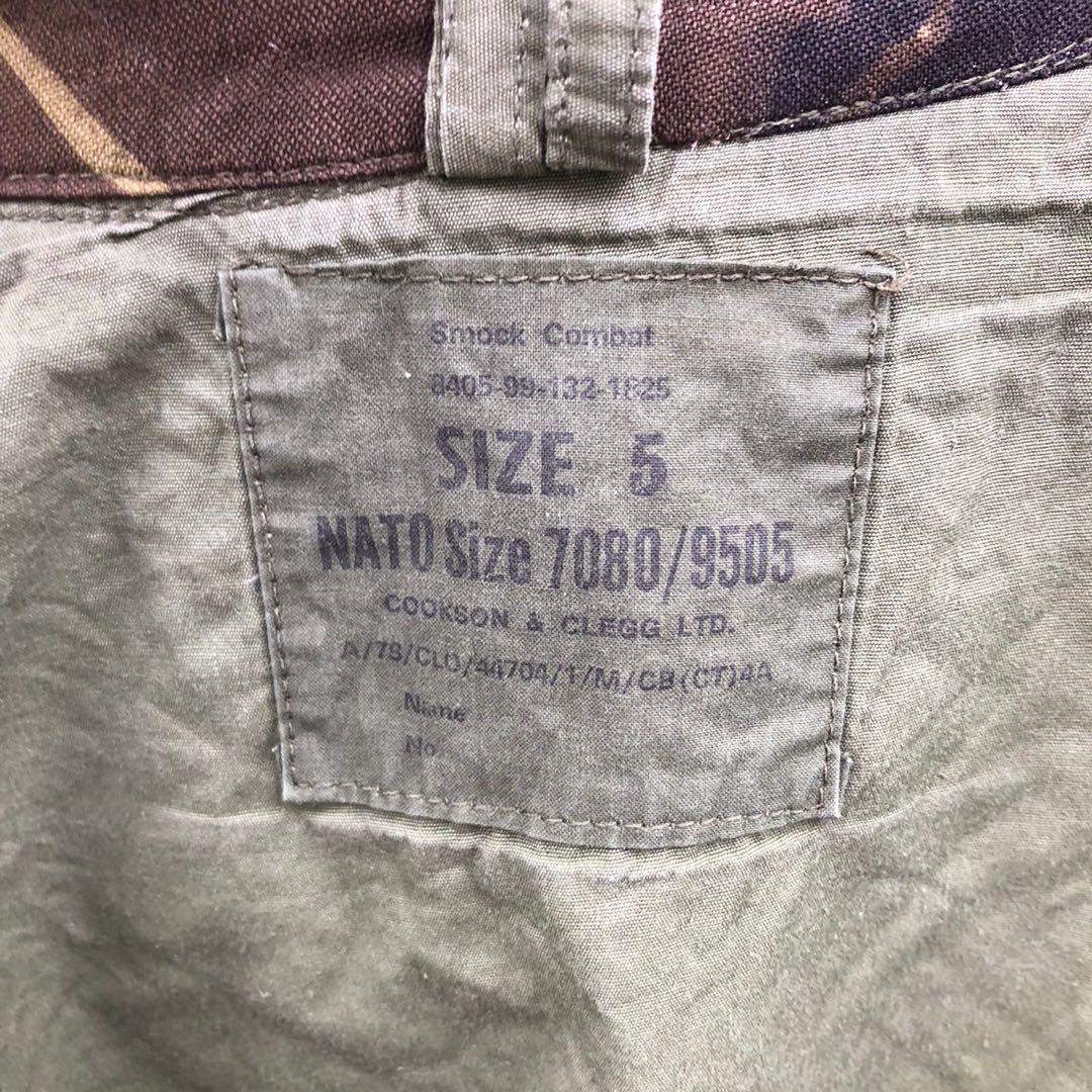 70s 英国 イギリス軍 Blitish Army 実物 DPMカモ 迷彩