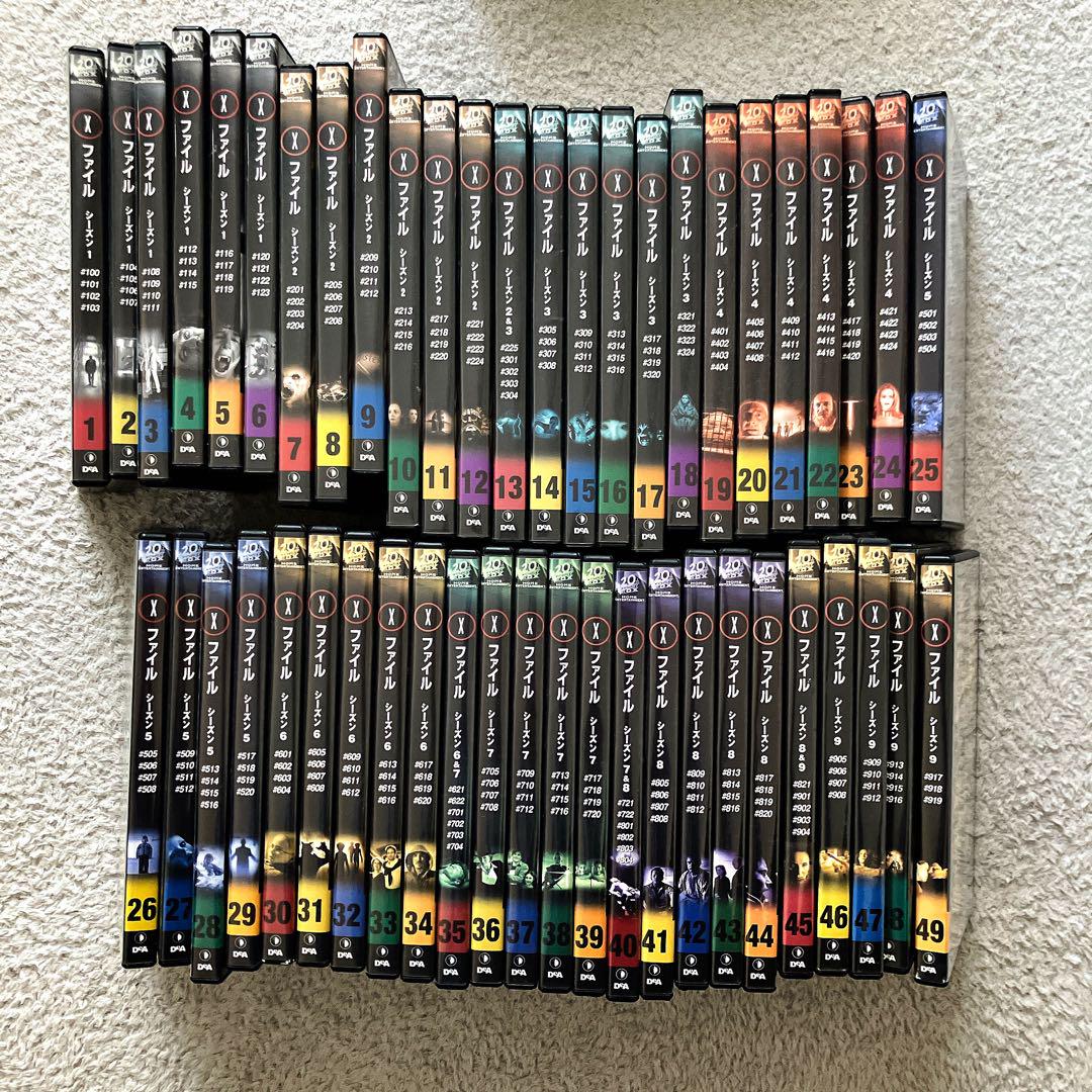 Xファイル DVDコレクション 1～49全巻セット＋1 劇場版 - メルカリ