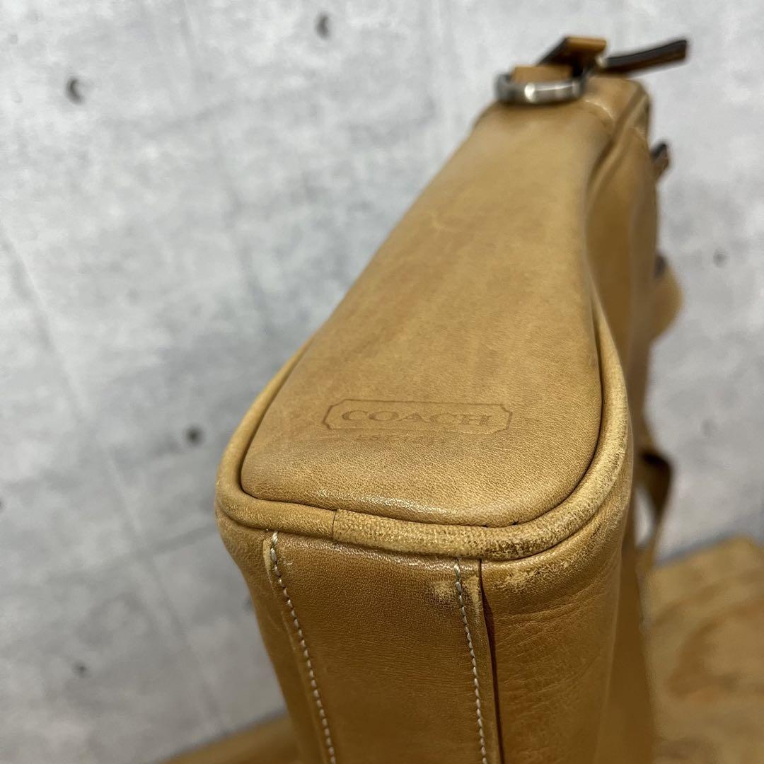 COACH コーチ　ブリーフケース ビジネスバッグ　メンズ　レザー 本革