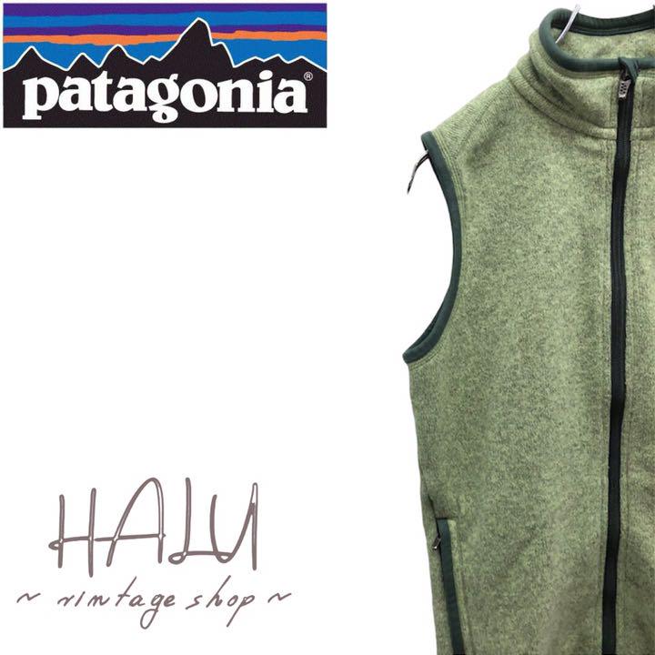 Patagonia ベスト フリース ベターセーター 黄緑 レディース M