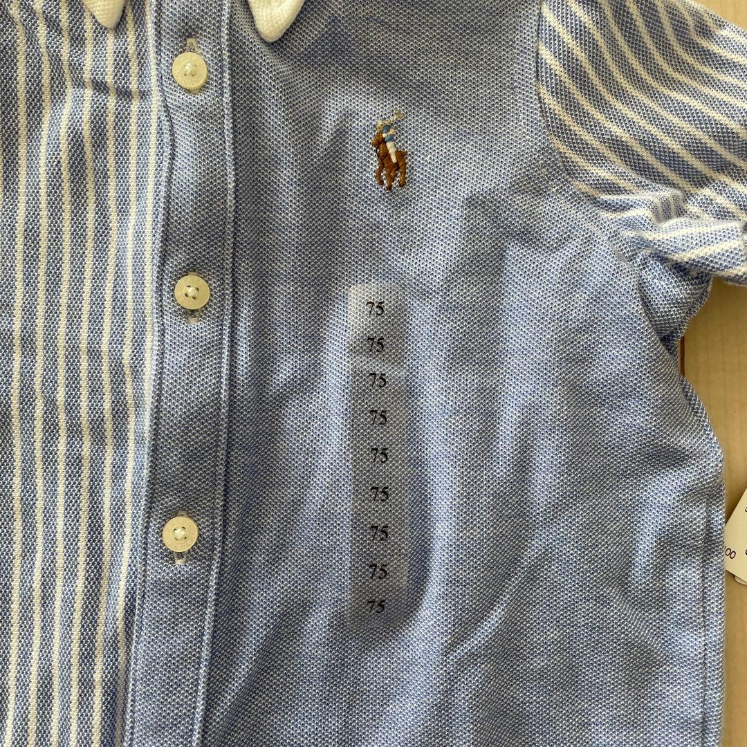 Ralph Lauren ストライプロンパース 75cm Ralph Lauren ストライプロンパース 75cm