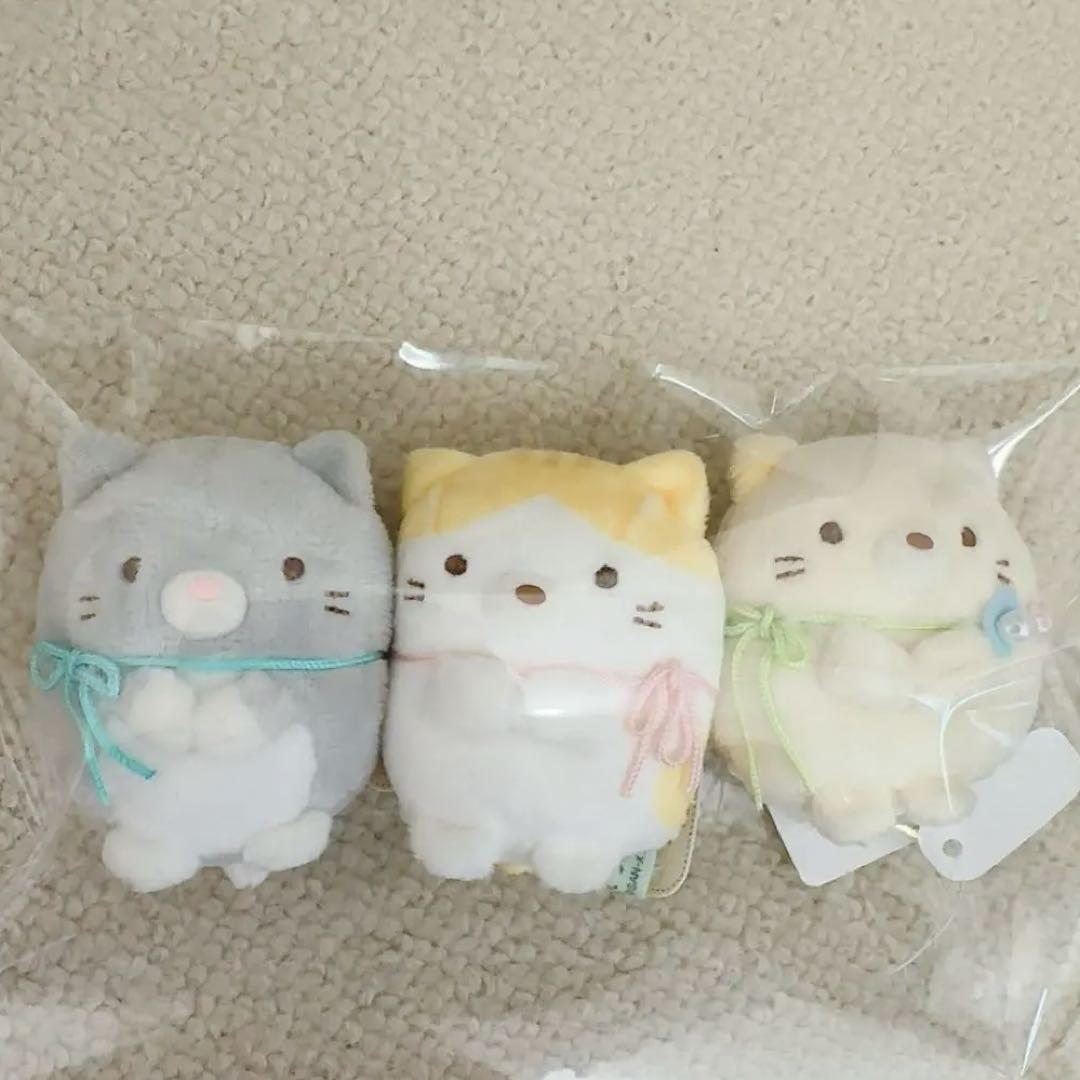 すみっコぐらし　てのりぬいぐるみ　ねこのきょうだい　ねこ　トラ　グレー すみっコぐらし てのりぬいぐるみ ねこのきょうだい ねこ トラ