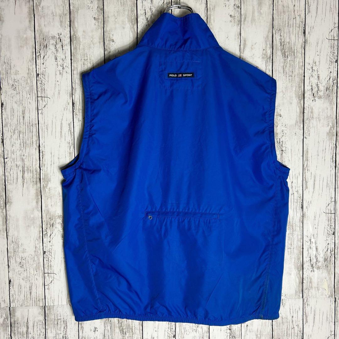 90s POLO SPORTS ポロスポーツ ナイロンジャケット 2wayベスト 90s【ポロスポーツ】2way ナイロンジャケット ベスト L ラルフ