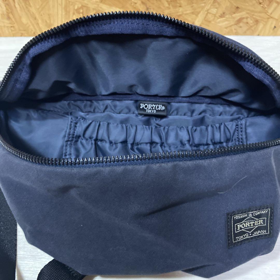 PORTER ウエストバッグ ネイビー　used品