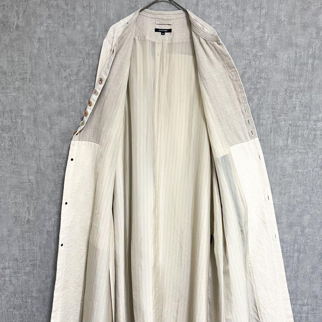 美品 pas de calais パドカレ パッチワークワンピース　コート