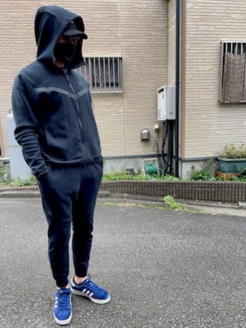 NIKE テックフリース セットアップ S M ブラック UKドリル