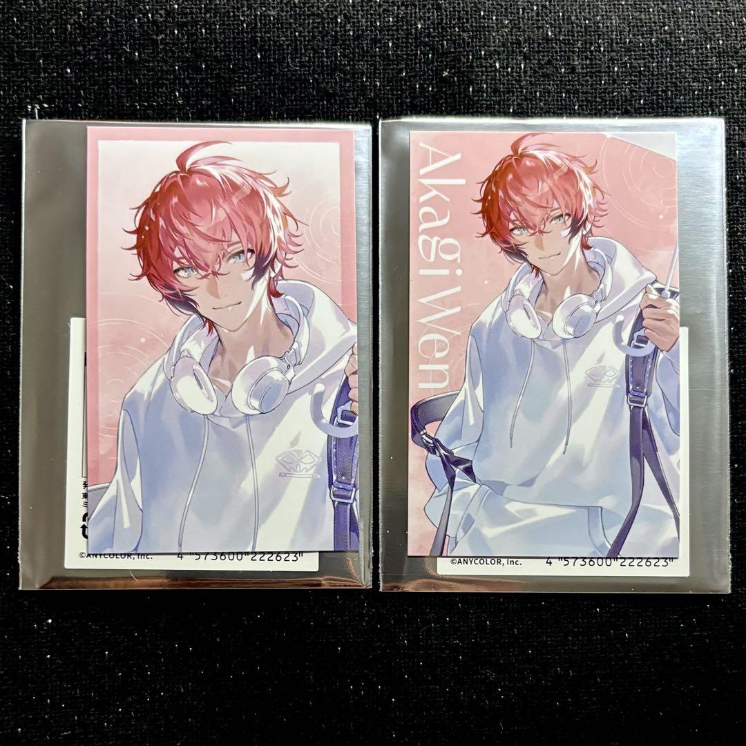 にじさんじ 赤城ウェン SUISAI RAIN ビジュアル カード チェキ