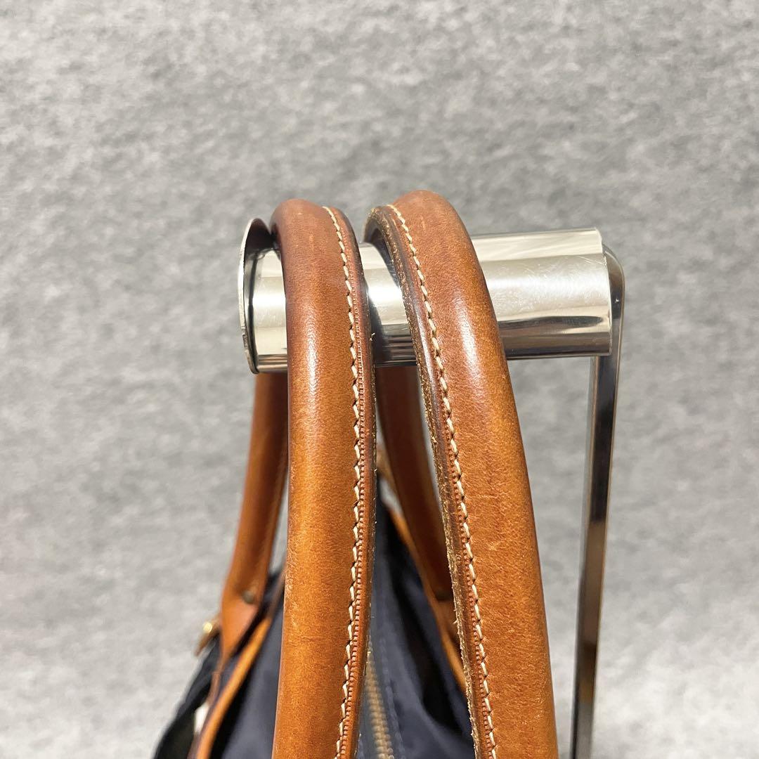 【専用】　Felisi トートバッグ　ナイロン×レザー　15-55 ネイビー