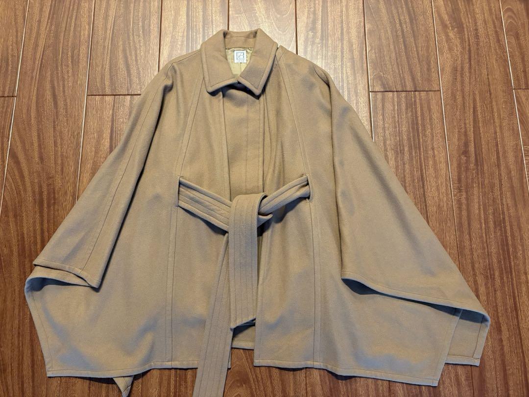 新品タグ付Laubeblanc 3way wool cape coat 3way Wool Cape coat – L'AUBE BLANC